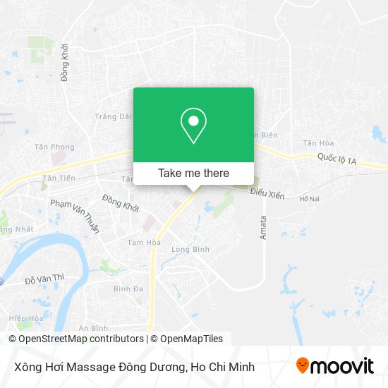 Xông Hơi Massage Đông Dương map