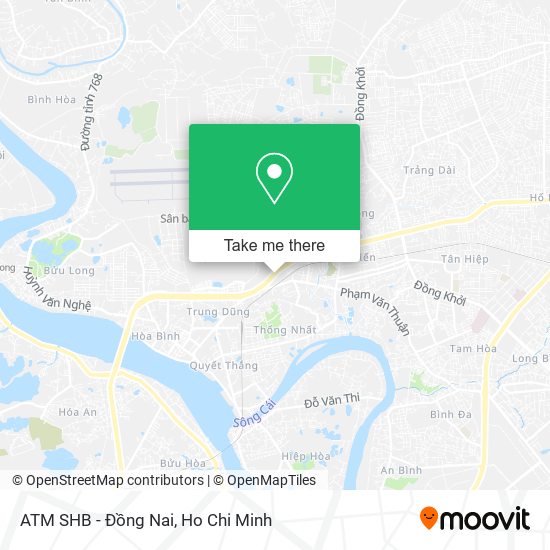 ATM SHB - Đồng Nai map
