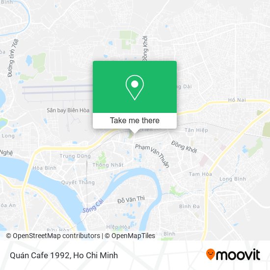 Quán Cafe 1992 map