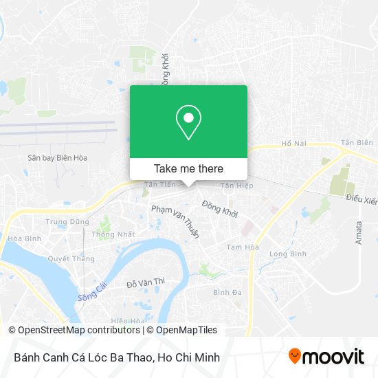 Bánh Canh Cá Lóc Ba Thao map