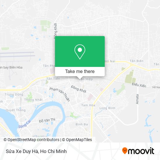 Sửa Xe Duy Hà map