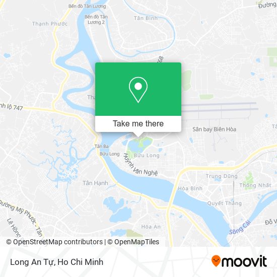Long An Tự map