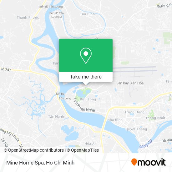 Mine Home Spa map