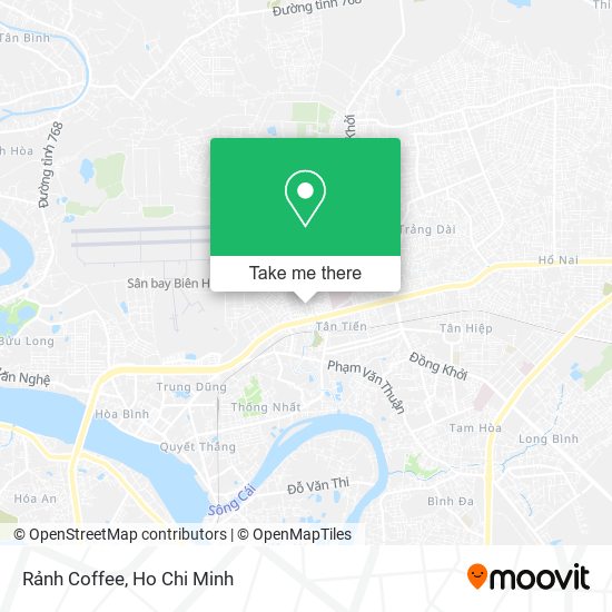Rảnh Coffee map