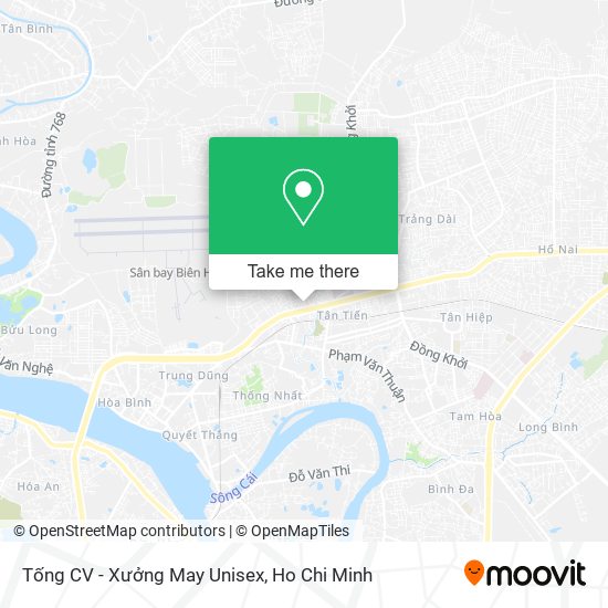 Tống CV - Xưởng May Unisex map