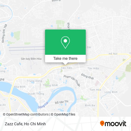 Zazz Cafe map