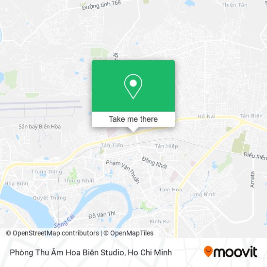 Phòng Thu Âm Hoa Biên Studio map