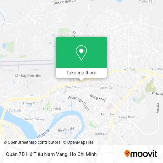Quán 7B Hủ Tiếu Nam Vang map