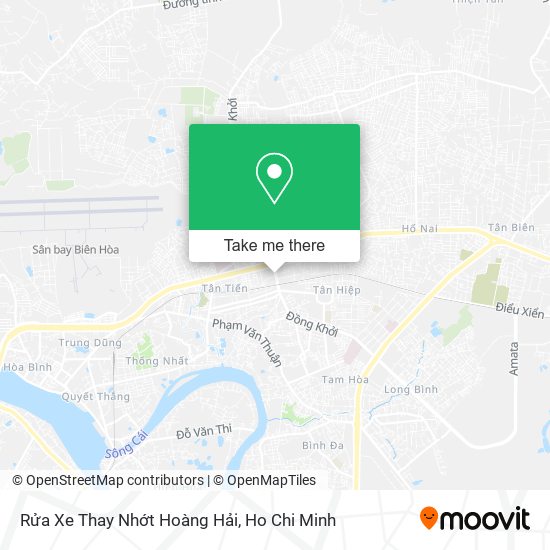 Rửa Xe Thay Nhớt Hoàng Hải map