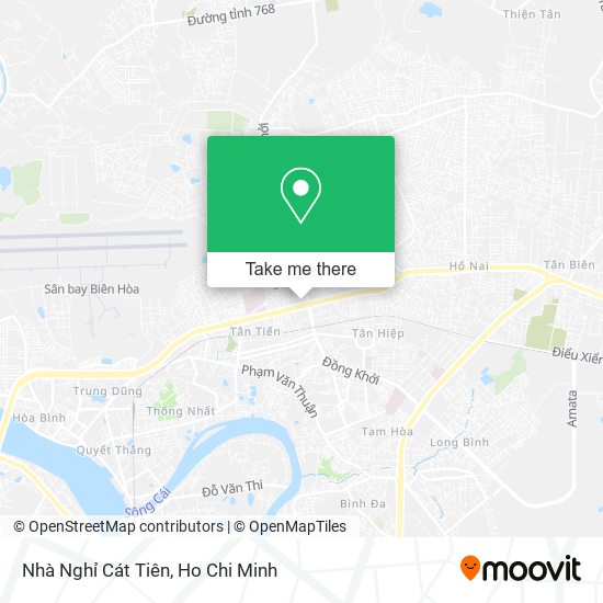 Nhà Nghỉ Cát Tiên map