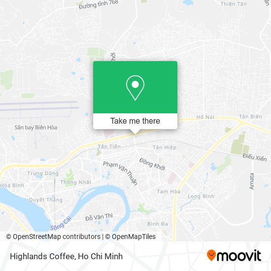 Highlands Coffee map