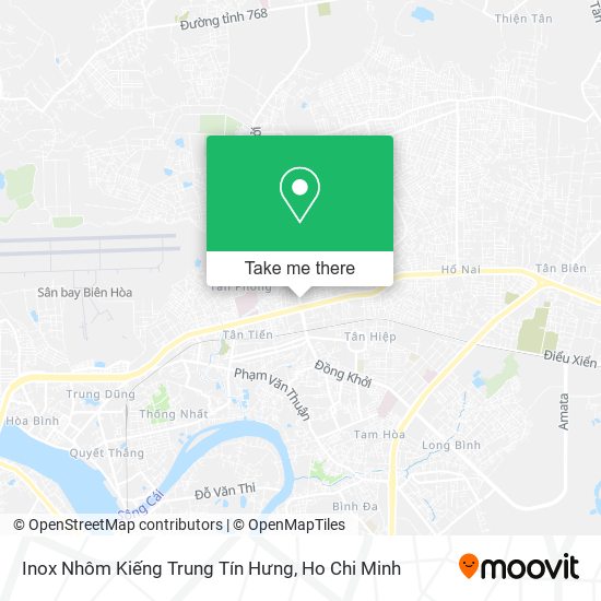 Inox Nhôm Kiếng Trung Tín Hưng map