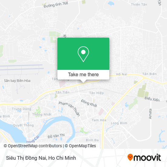 Siêu Thị Đồng Nai map