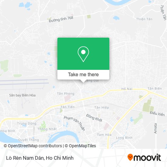Lò Rèn Nam Dân map