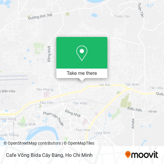 Cafe Võng Bida Cây Bàng map