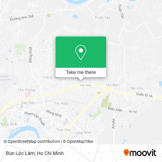 Bún Lộc Lâm map