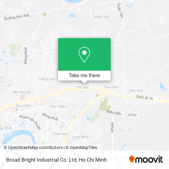 Broad Bright Industrial Co. Ltd map