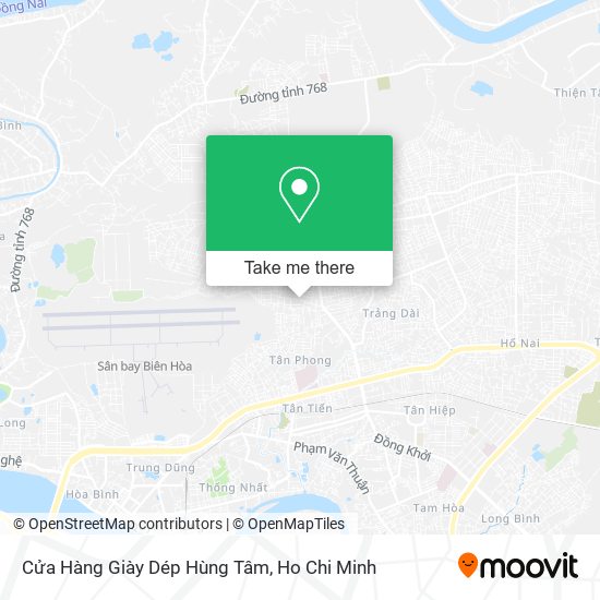 Cửa Hàng Giày Dép Hùng Tâm map