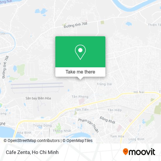 Càfe Zenta map