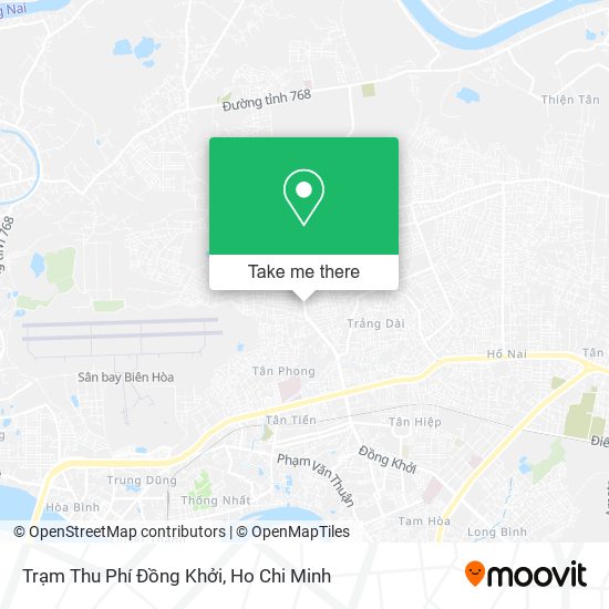 Trạm Thu Phí Đồng Khởi map