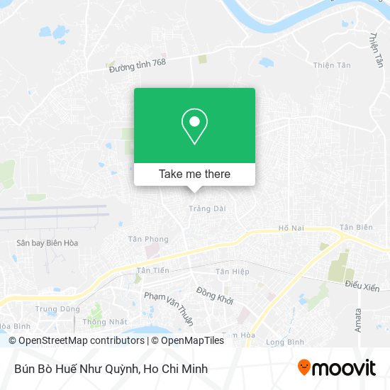 Bún Bò Huế Như Quỳnh map