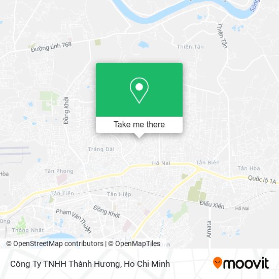 Công Ty TNHH Thành Hương map
