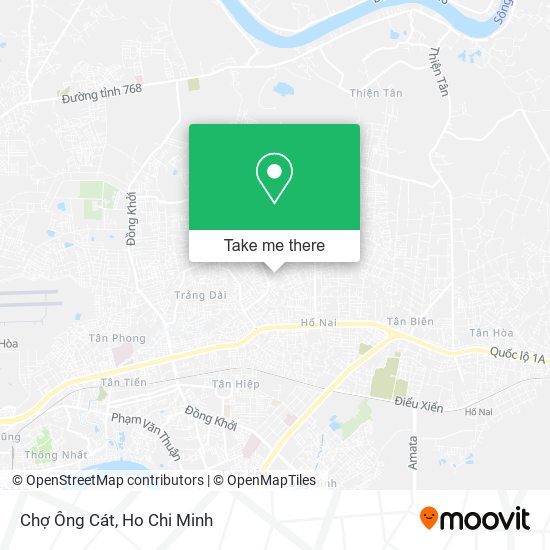 Chợ Ông Cát map