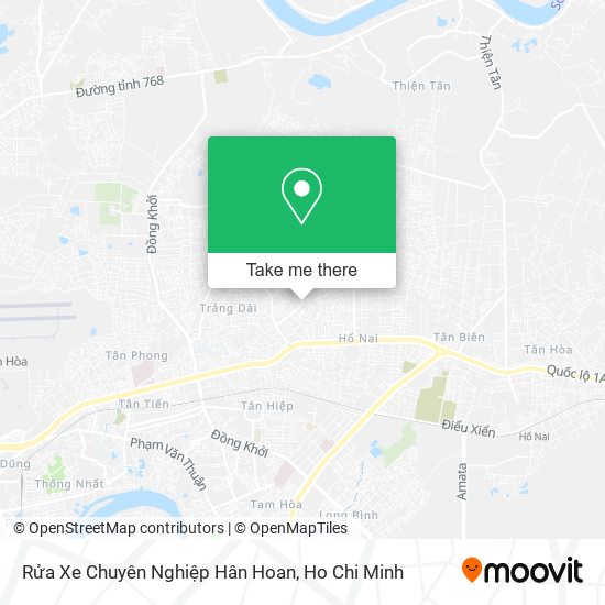 Rửa Xe Chuyên Nghiệp Hân Hoan map
