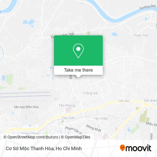 Cơ Sở Mộc Thanh Hòa map