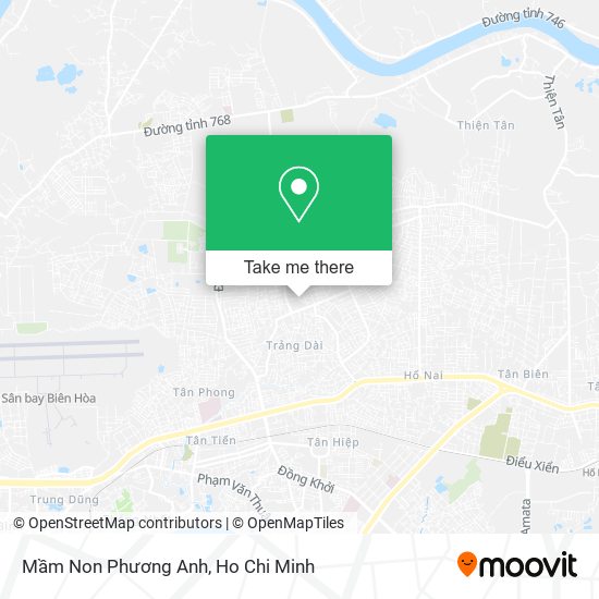 Mầm Non Phương Anh map