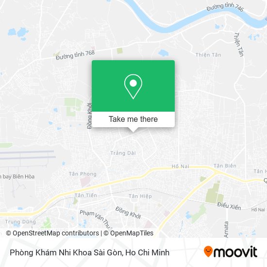 Phòng Khám Nhi Khoa Sài Gòn map