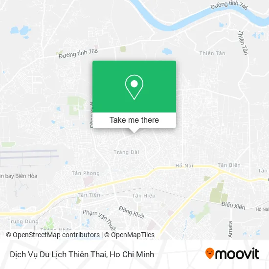Dịch Vụ Du Lịch Thiên Thai map