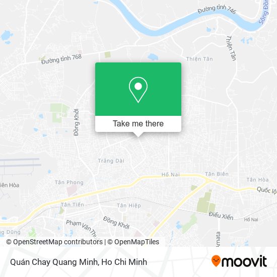 Quán Chay Quang Minh map