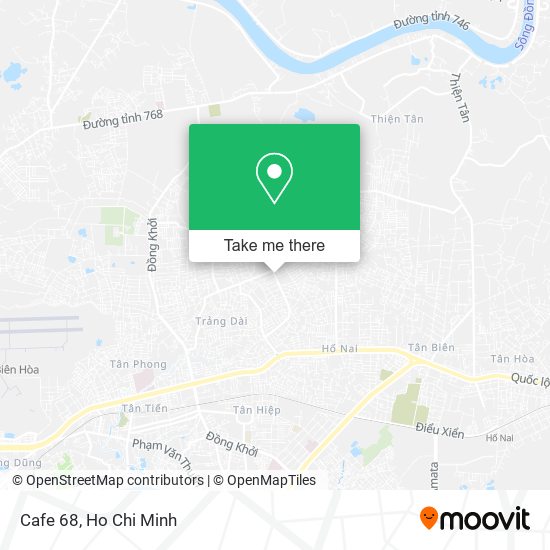 Cafe 68 map