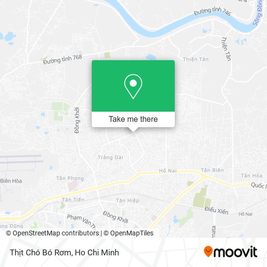 Thịt Chó Bó Rơm map