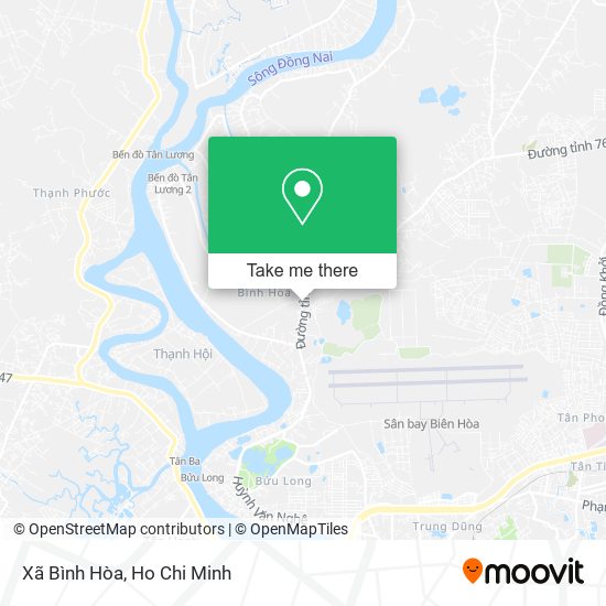 Xã Bình Hòa map