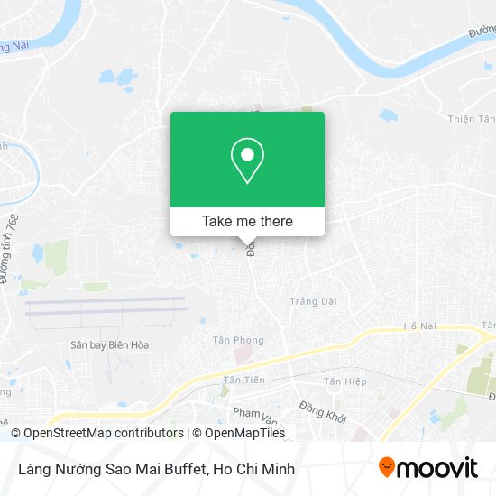 Làng Nướng Sao Mai Buffet map