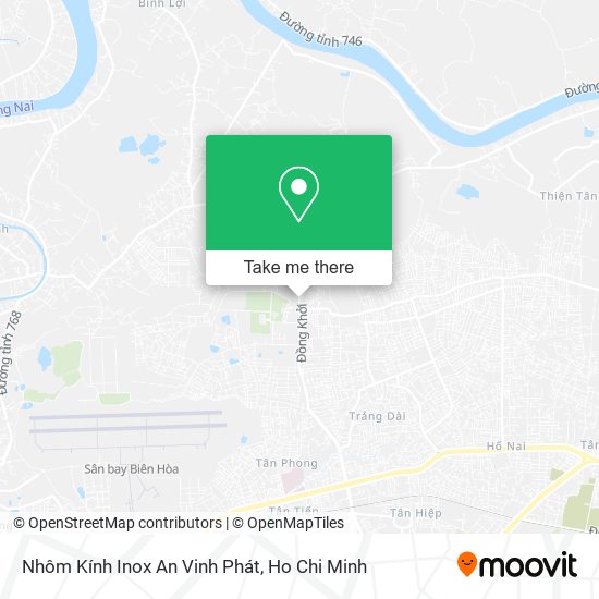 Nhôm Kính Inox An Vinh Phát map