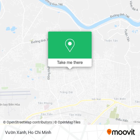 Vườn Xanh map