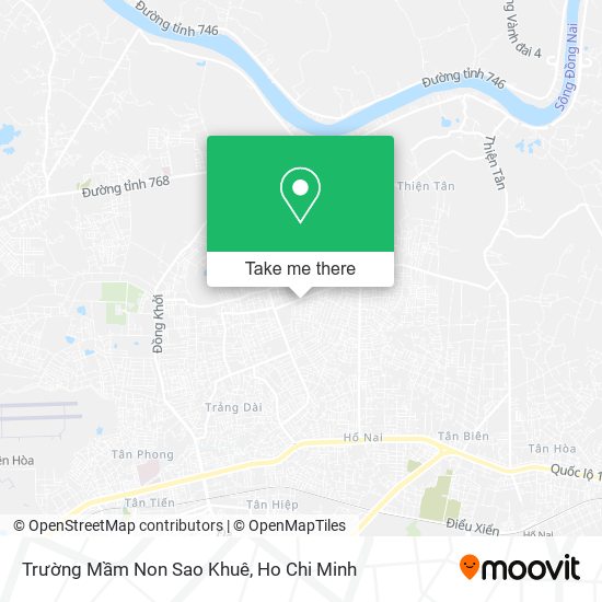 Trường Mầm Non Sao Khuê map