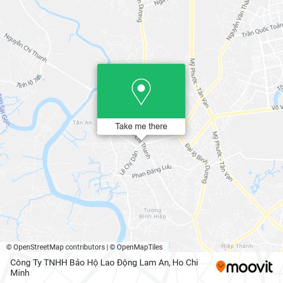 Công Ty TNHH Bảo Hộ Lao Động Lam An map