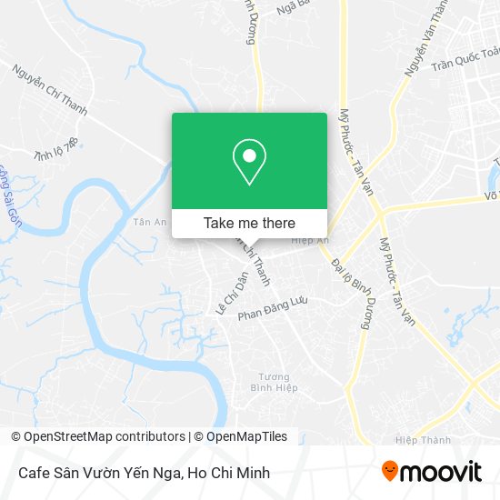 Cafe Sân Vườn Yến Nga map