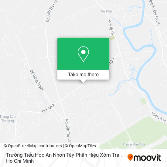 Trường Tiểu Học An Nhơn Tây-Phân Hiệu Xóm Trại map