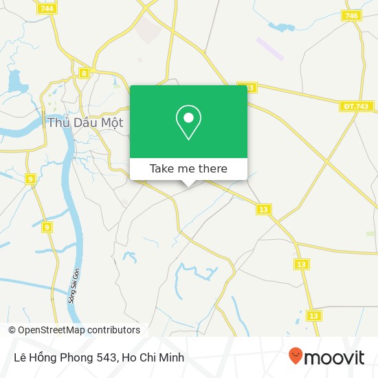 Lê Hồng Phong 543 map