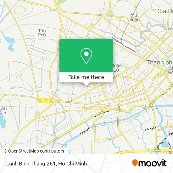 Lãnh Binh Thăng 261 map