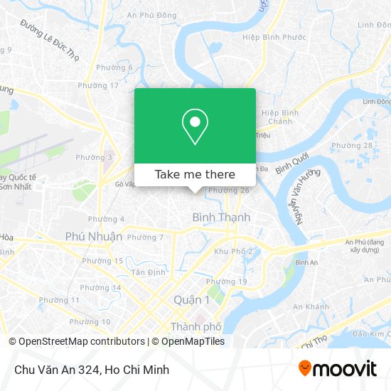 Chu Văn An 324 map