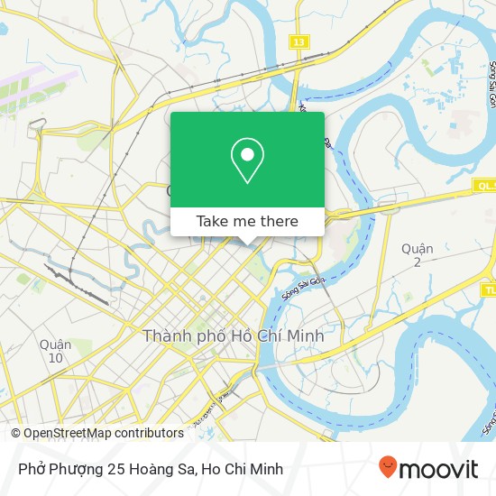 Phở Phượng 25 Hoàng Sa map