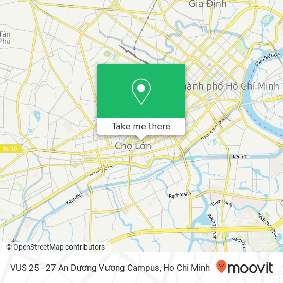 VUS 25 - 27 An Dương Vương Campus map