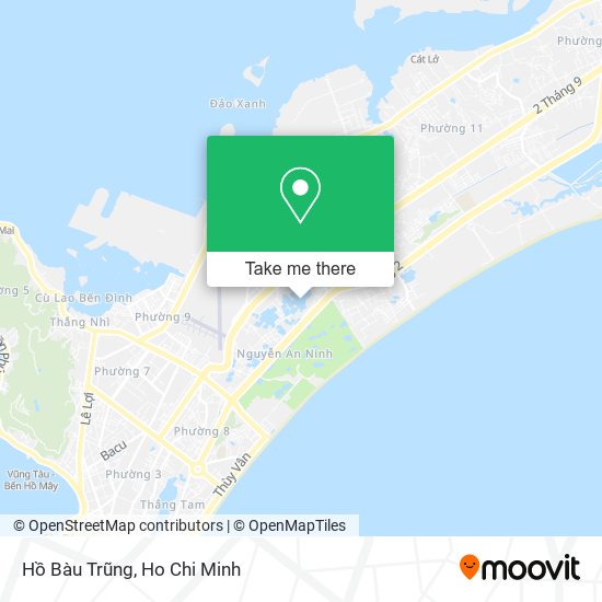 Hồ Bàu Trũng map