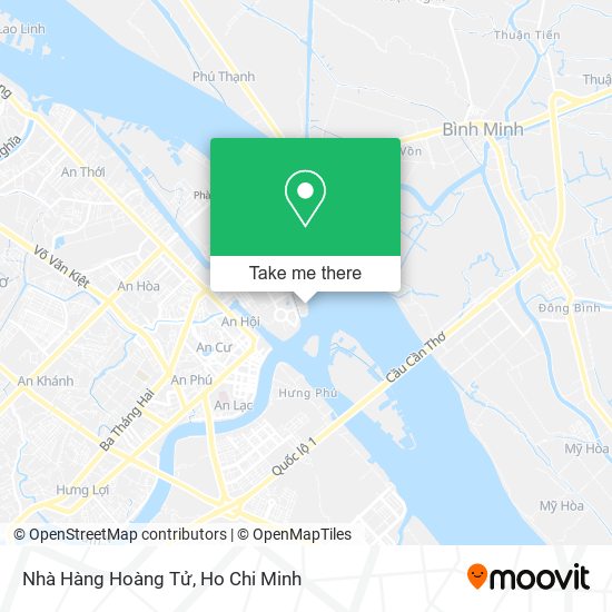 Nhà Hàng Hoàng Tử map